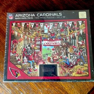 Arizona Cardinals Barnyard Fans puzzle-New